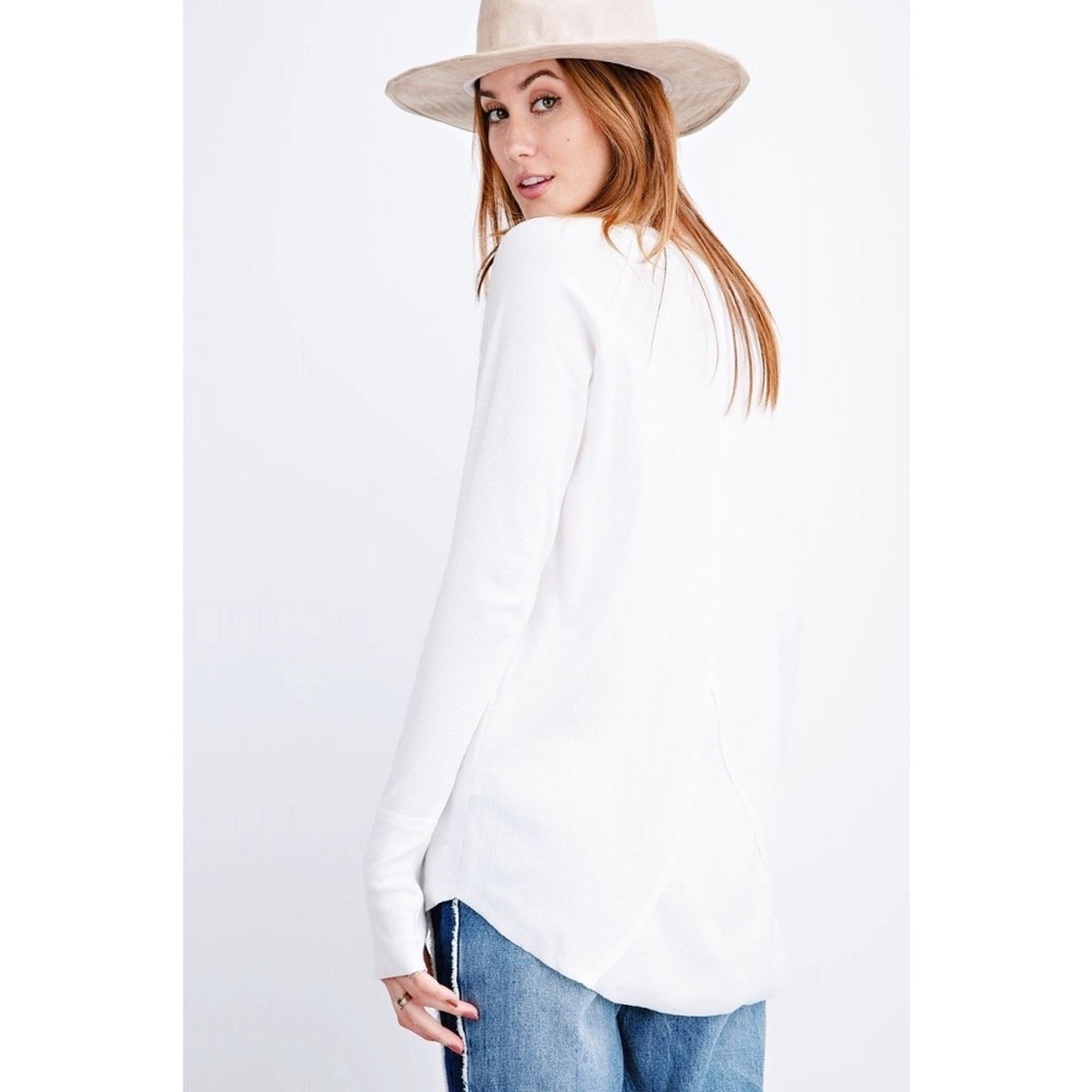 Rib Knit Tunic Top - Picture 5 of 5